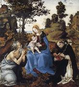 Filippino Lippi THe Virgin and Child with Saints Jerome and Dominic china oil painting artist